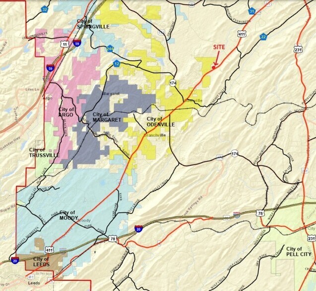 0 Highway 411, Odenville, AL à vendre - Photo du bâtiment - Image 3 de 4