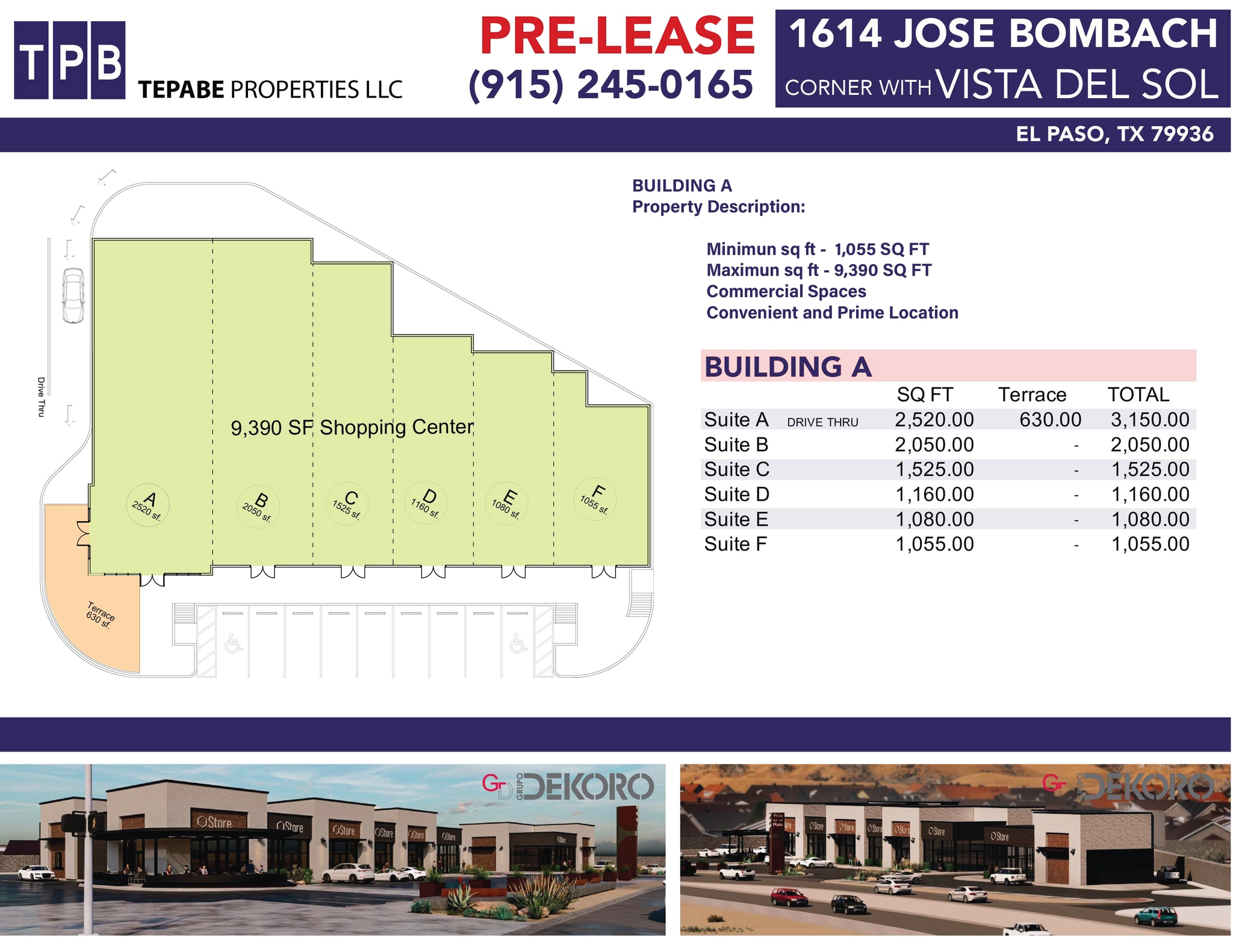 1614 Jose Bombach dr, El Paso, TX for lease Primary Photo- Image 1 of 3