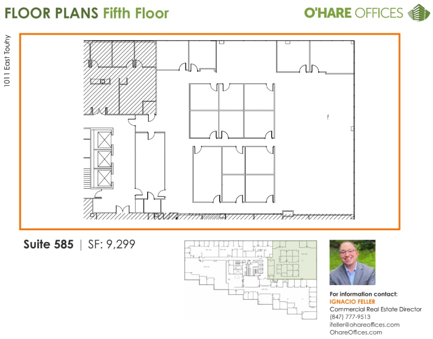 1011 E Touhy Ave, Des Plaines, IL à louer Plan d’étage- Image 1 de 1