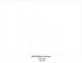 286 Madison Ave, New York, NY for lease Site Plan- Image 1 of 1