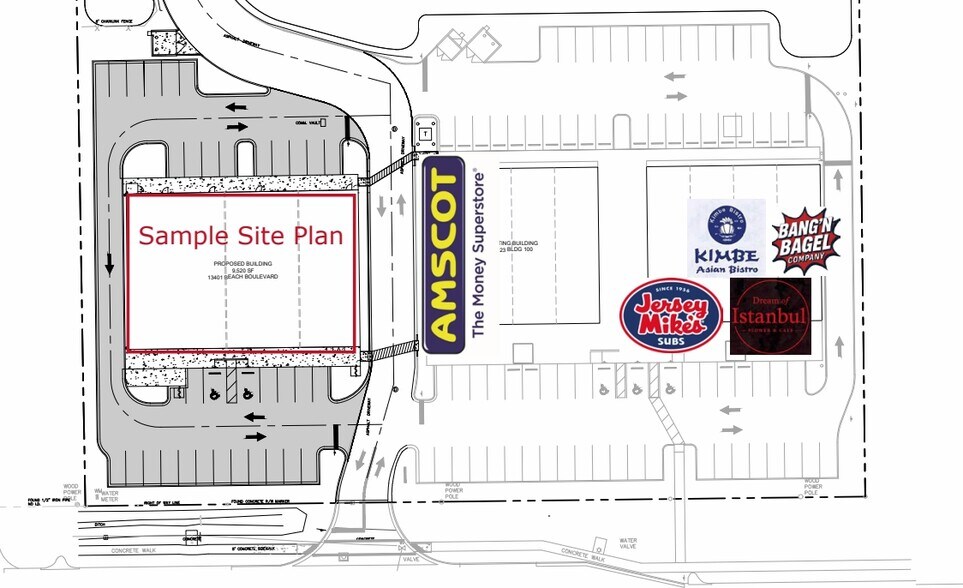 13401 Beach Blvd, Jacksonville, FL à louer - Plan de site - Image 3 de 3