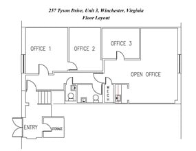 257 Tyson Dr, Winchester, VA for lease Interior Photo- Image 2 of 2