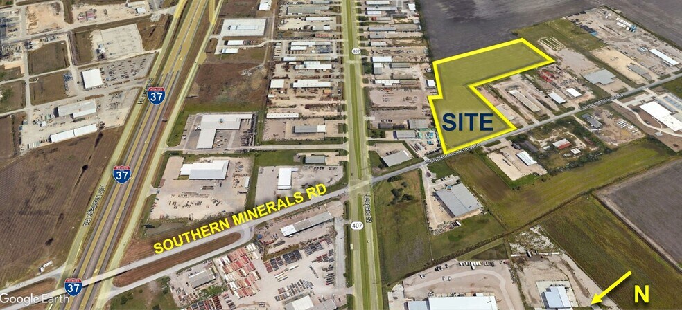 1226 - 1250 South Minerals Rd, Corpus Christi, TX for lease - Aerial - Image 2 of 3