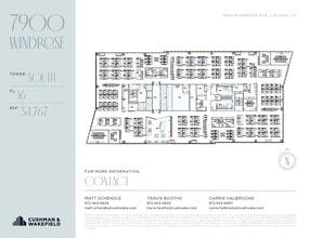 7900 Windrose Ave, Plano, TX for lease Floor Plan- Image 2 of 2