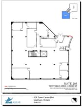 306 Town Centre Blvd N, Markham, ON à louer Plan d’étage- Image 1 de 1