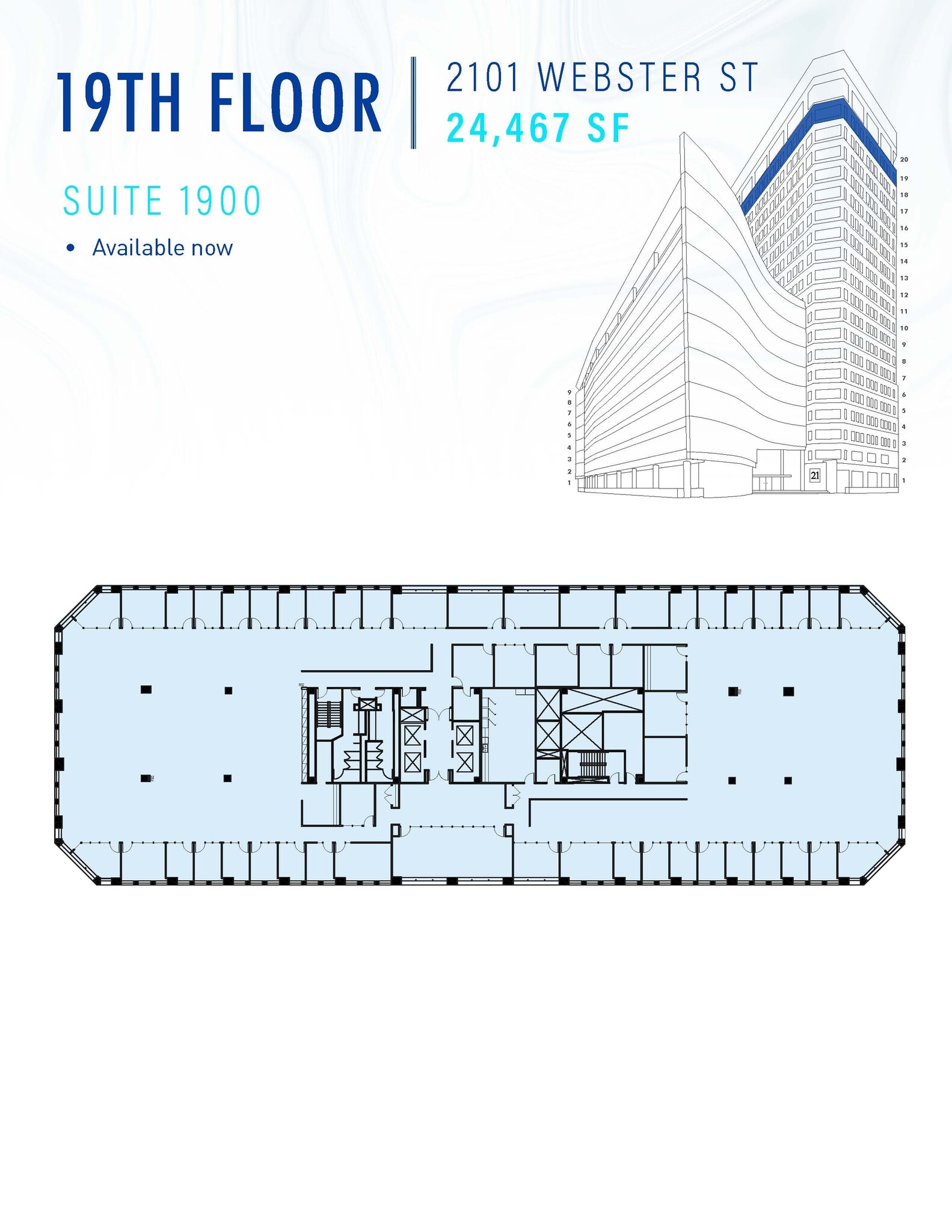 2101 Webster St, Oakland, CA for lease Floor Plan- Image 1 of 1