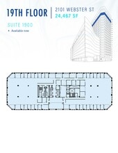 2101 Webster St, Oakland, CA for lease Floor Plan- Image 1 of 1