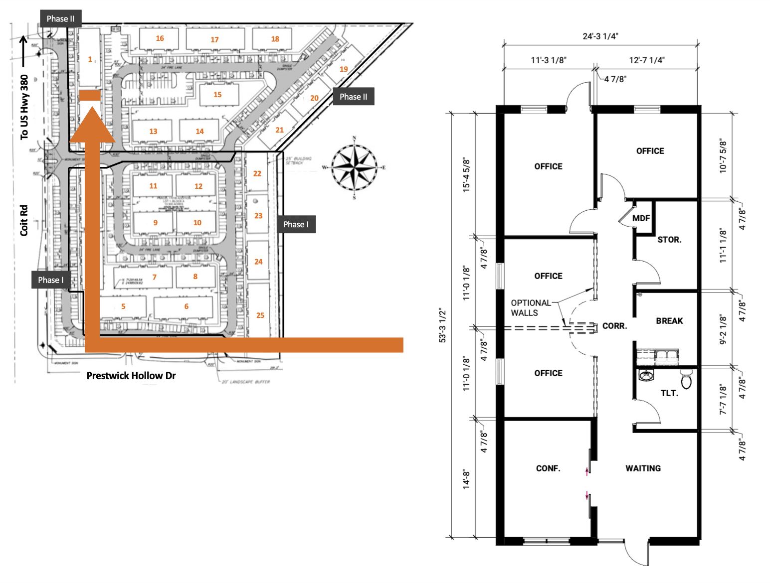 1400 N Coit Rd, McKinney, TX à louer Plan d  tage- Image 1 de 10