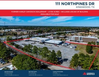 Plus de détails pour 111 Northpines Dr, Kingwood, TX - Commerce de détail à vendre