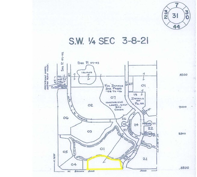 7000 W Brown Deer Rd, Milwaukee, WI for sale - Plat Map - Image 3 of 4