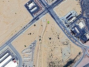 Interstate 15 Southbound Exit Corner & Falcon Ridge, Mesquite, NV - AERIAL  map view