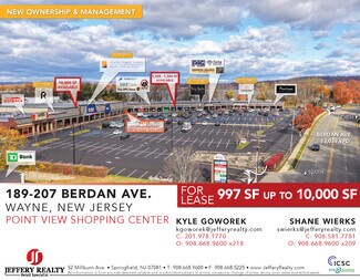 Plus de détails pour 189-207 Berdan Ave, Wayne, NJ - Commerce de détail à louer