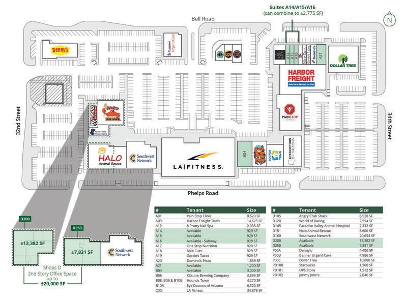 3249 E Bell Rd, Phoenix, AZ à louer - Photo du bâtiment - Image 2 de 8