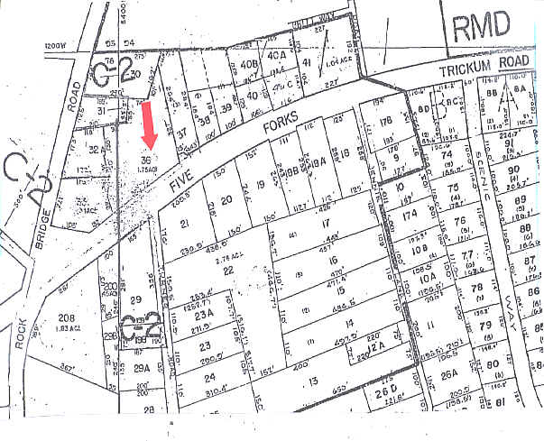 5385 Five Forks Trickum Rd, Stone Mountain, GA à louer - Plan cadastral - Image 2 de 5