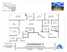 600 Six Flags Dr, Arlington, TX for lease Floor Plan- Image 2 of 3