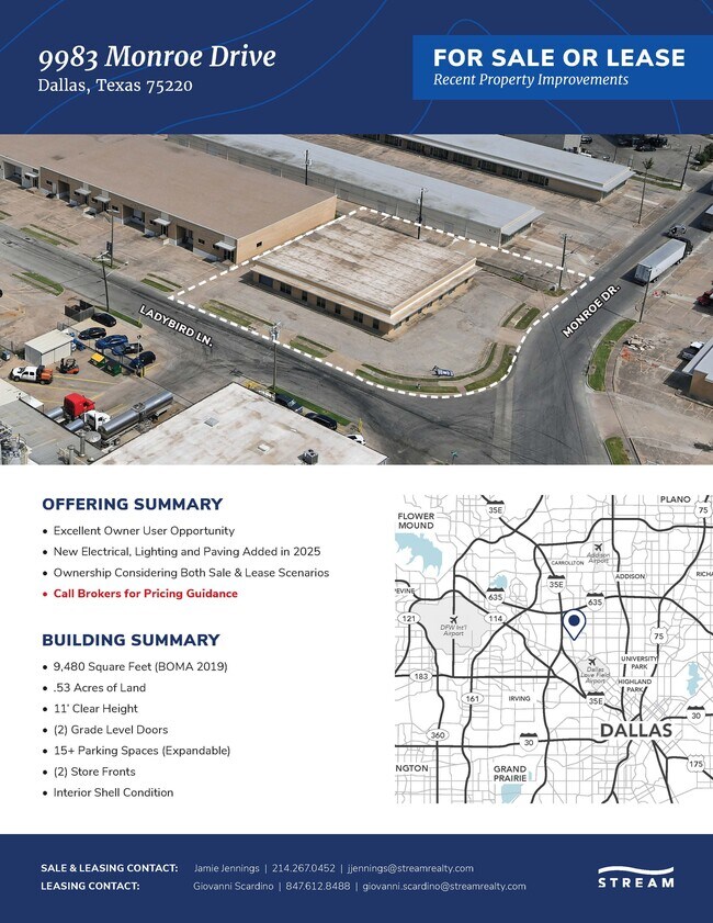 More details for 9983 Monroe Dr, Dallas, TX - Flex for Sale