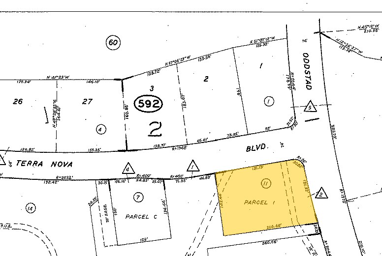 1005 Terra Nova Blvd, Pacifica, CA à louer - Plan cadastral - Image 3 de 5