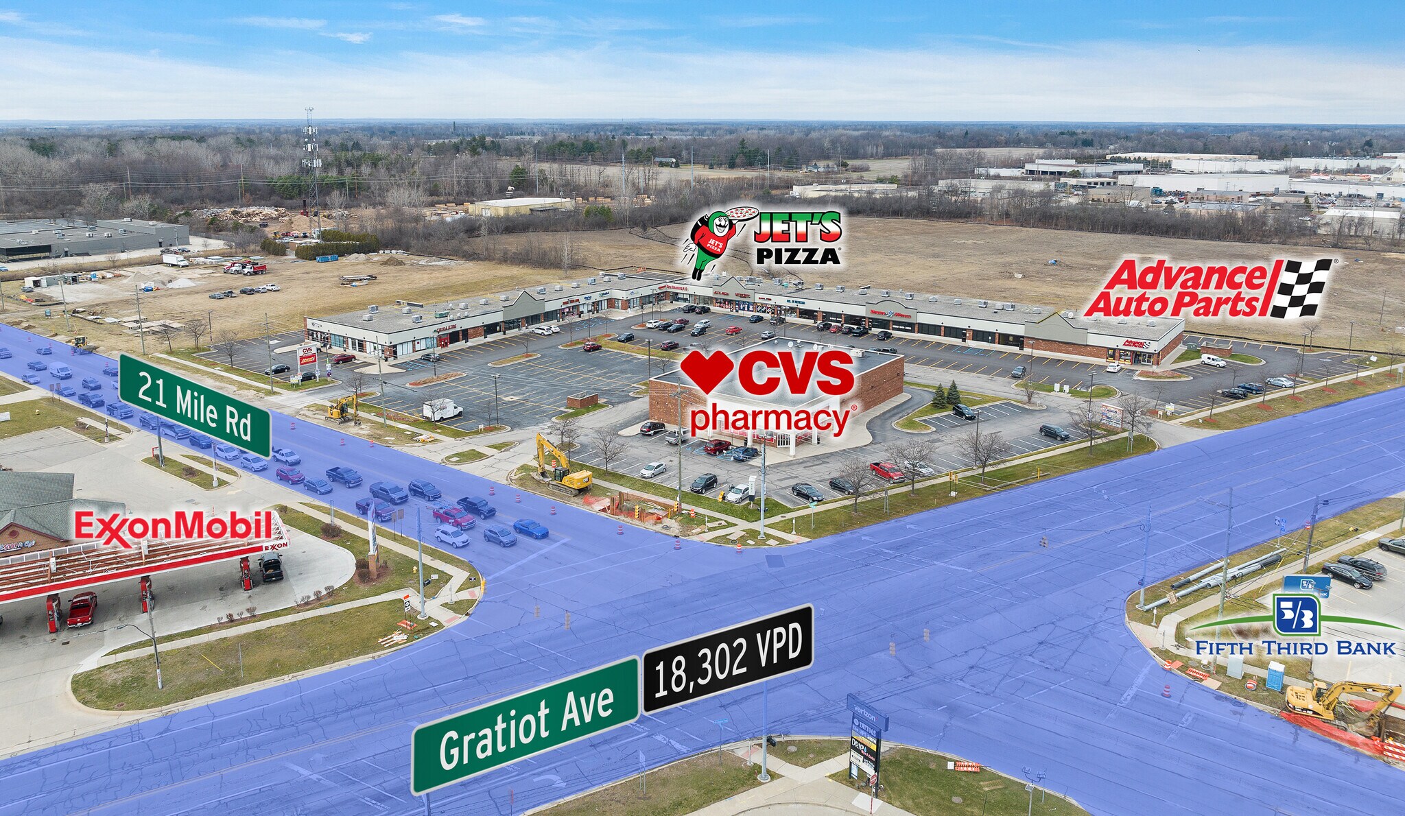 47025-47187 Gratiot Ave, Chesterfield, MI for lease Primary Photo- Image 1 of 3