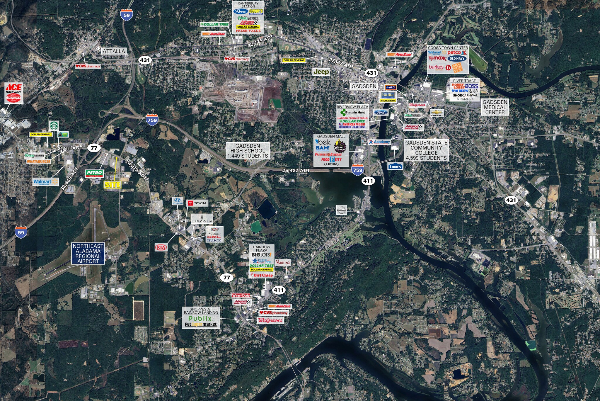 1708 W Grand Ave, Gadsden, AL for lease Primary Photo- Image 1 of 4