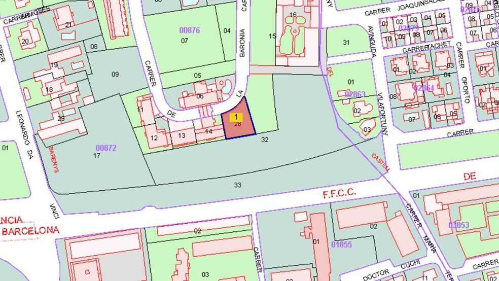 Terrain dans Cambrils, Tarragona à vendre - Plan de site - Image 2 de 2
