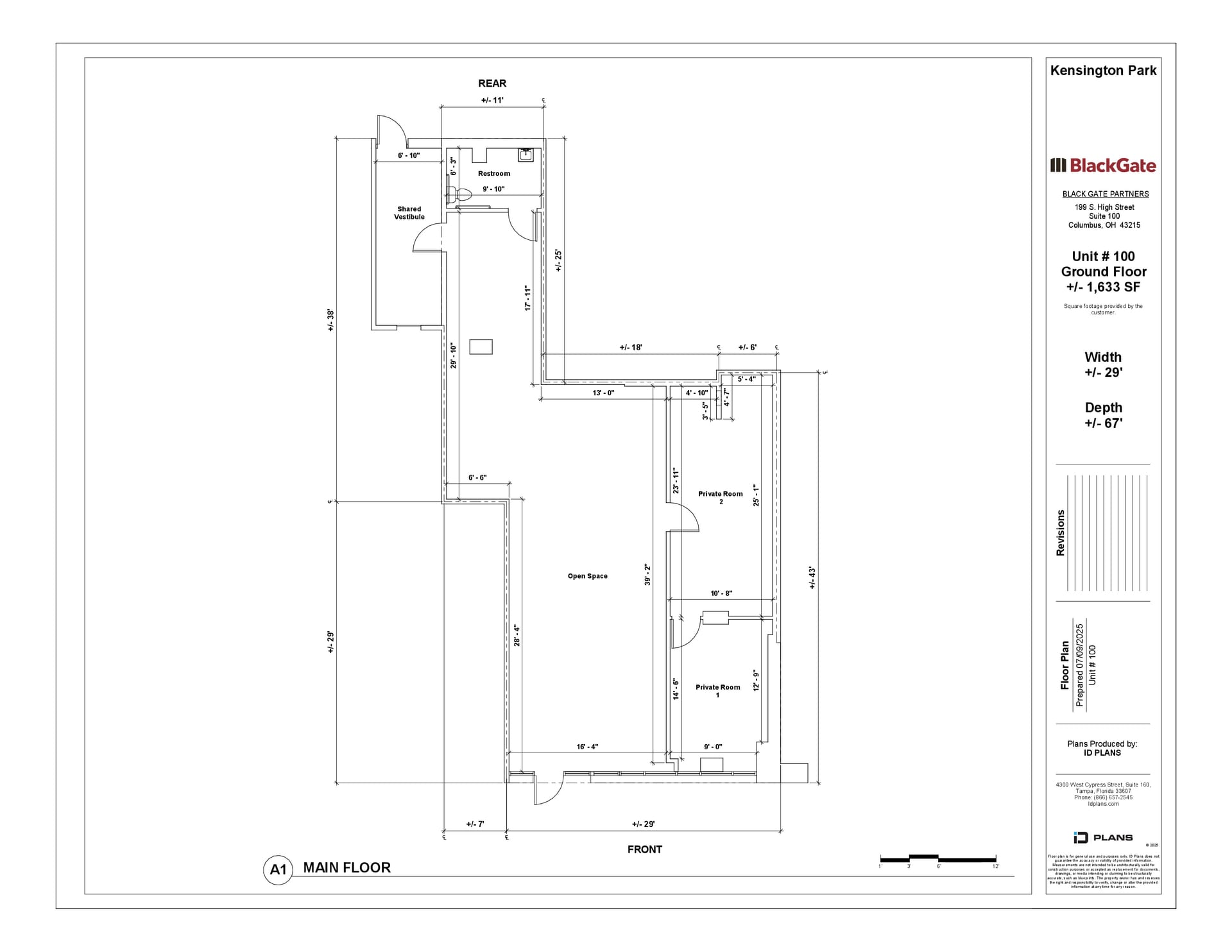 7600-7620 Lyndale Ave S, Richfield, MN à louer Plan d’étage- Image 1 de 1
