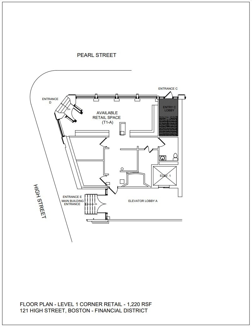 121 High St, Boston, MA for lease Floor Plan- Image 1 of 1