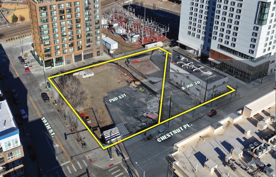 Chestnut Pl, Denver, CO à vendre - Aérien - Image 3 de 3