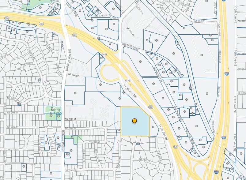 3009 112th Ave NE, Bellevue, WA for lease - Plat Map - Image 1 of 1