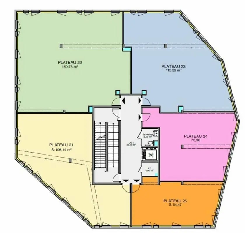 Gleizé, RHO 69400 - Unit 22 -  - Floor Plan - Image 1 of 3