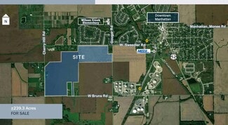 More details for NEC OF BRUNS ROAD & CHERRY HILL ROAD, Manhattan, IL - Land for Sale