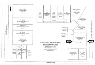 21001-21015 Sherman Way, Canoga Park, CA à louer Plan de site- Image 1 de 1