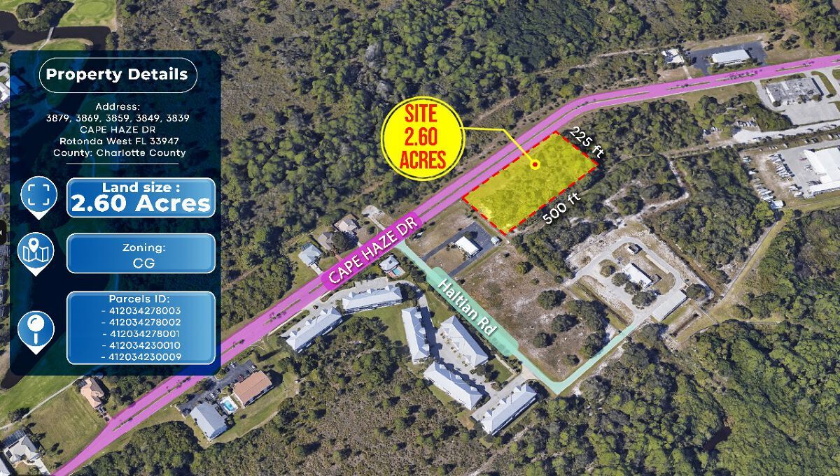 3839 Cape Haze Dr, Rotonda West, FL à vendre Photo principale- Image 1 de 27