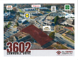 Plus de détails pour 3602 Lawndale Dr, Greensboro, NC - Terrain à louer