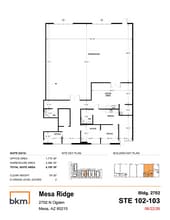 4215 E McDowell Rd, Mesa, AZ à louer Plan d’étage- Image 1 de 1