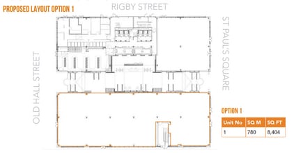 1 St Pauls Sq, Liverpool for lease Floor Plan- Image 1 of 3
