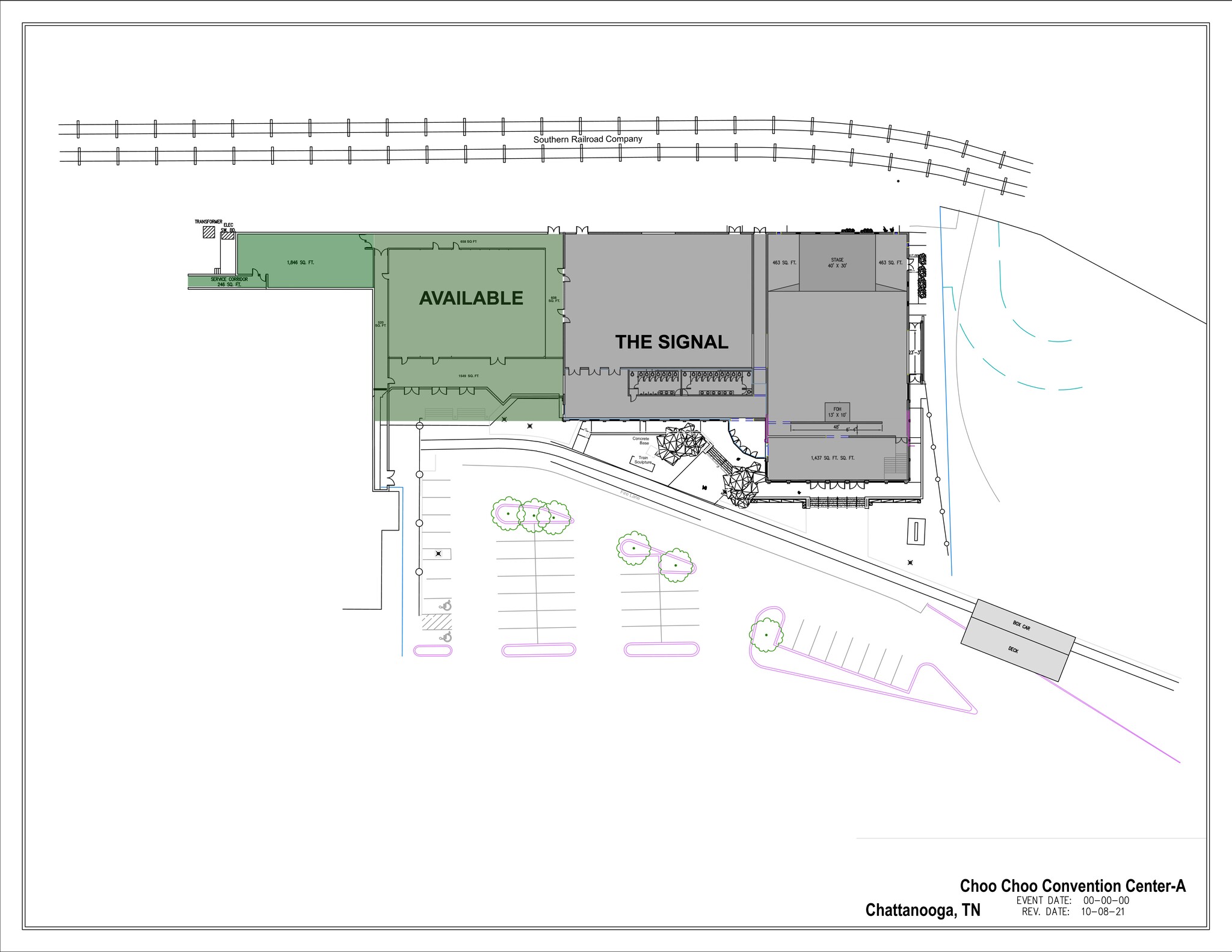 21 Choo Choo Ave, Chattanooga, TN à louer Plan de site- Image 1 de 1