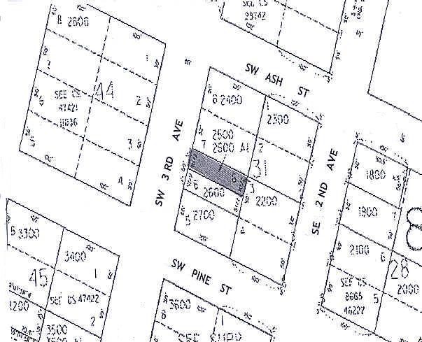 122 SW 3rd Ave, Portland, OR à vendre - Plan cadastral - Image 1 de 1