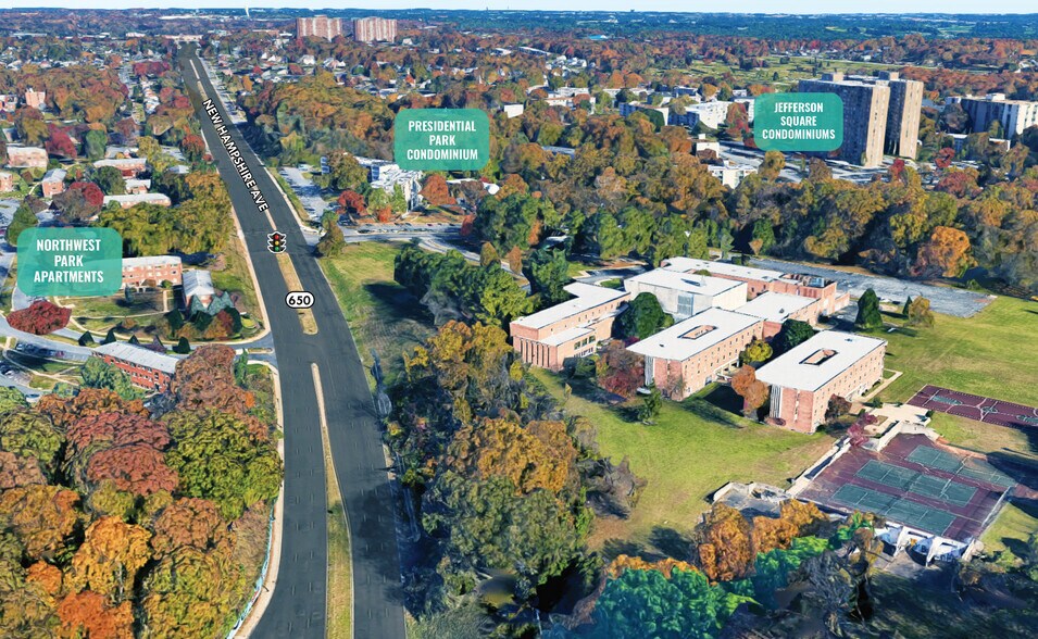 9001 New Hampshire Ave, Silver Spring, MD à vendre - Aérien - Image 2 de 2