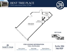 17110 N Dallas Pky, Dallas, TX for lease Floor Plan- Image 1 of 1