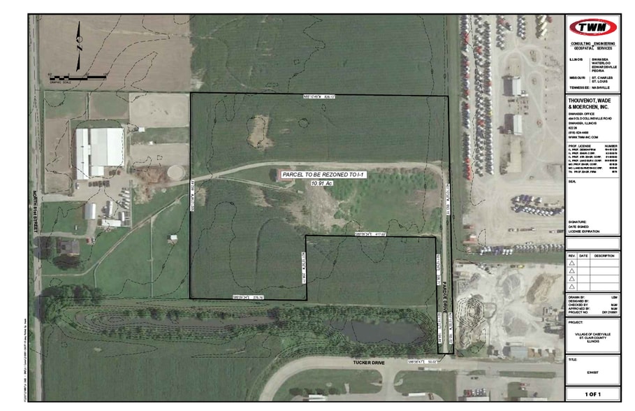 1625 Pardue Drive, Caseyville, IL for sale - Plat Map - Image 2 of 3