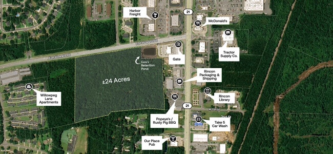 Plus de détails pour 000 Fort Howard Rd, Rincon, GA - Terrain à vendre