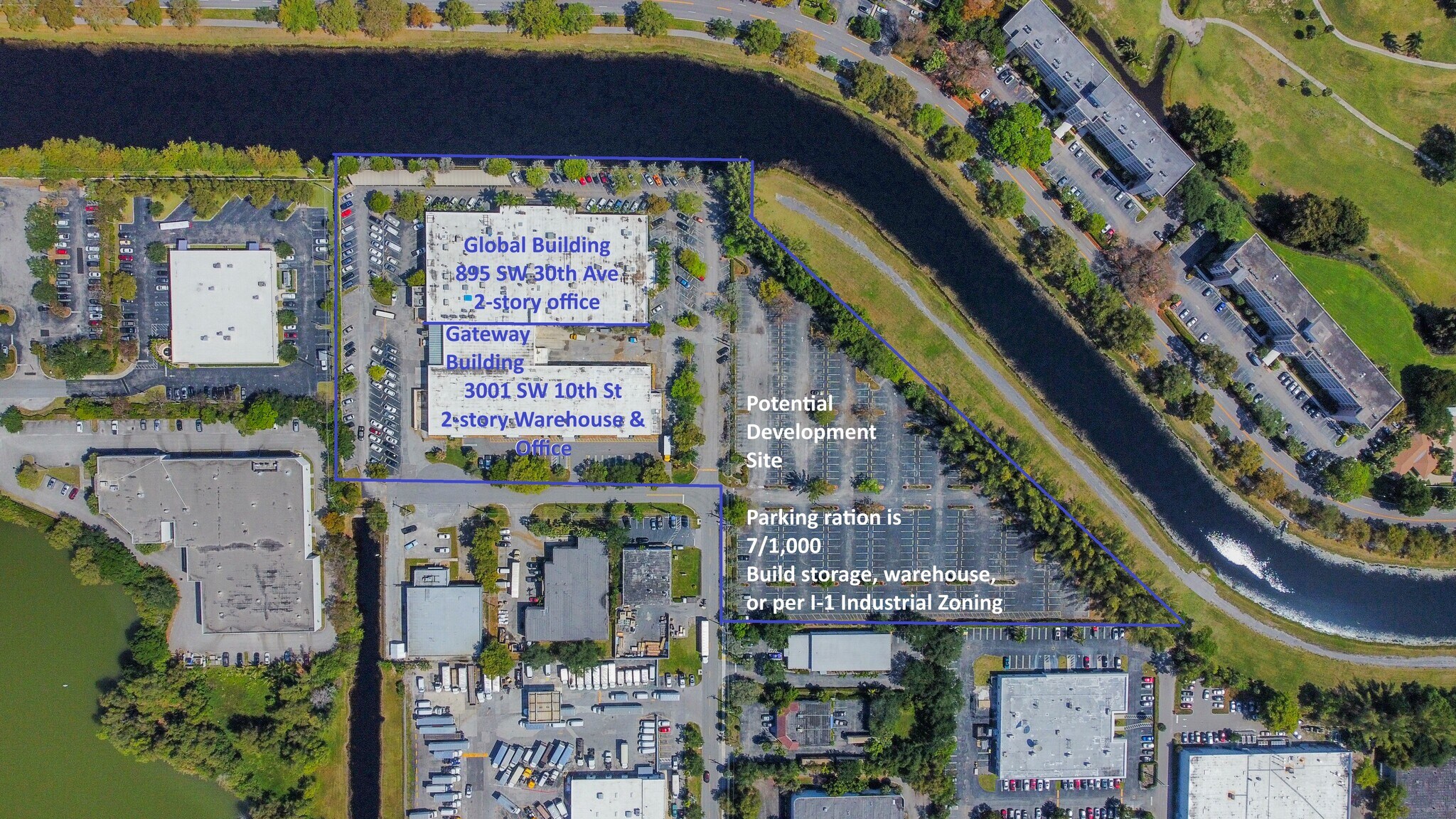 1000 30th Ave, Pompano Beach, FL à vendre Aérien- Image 1 de 1