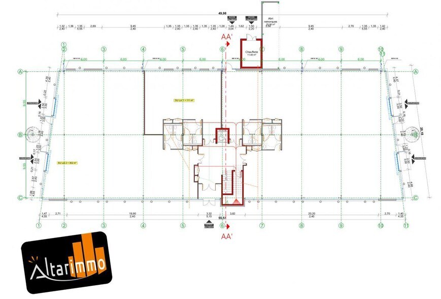 Office in Chartres for lease - Floor Plan - Image 3 of 11