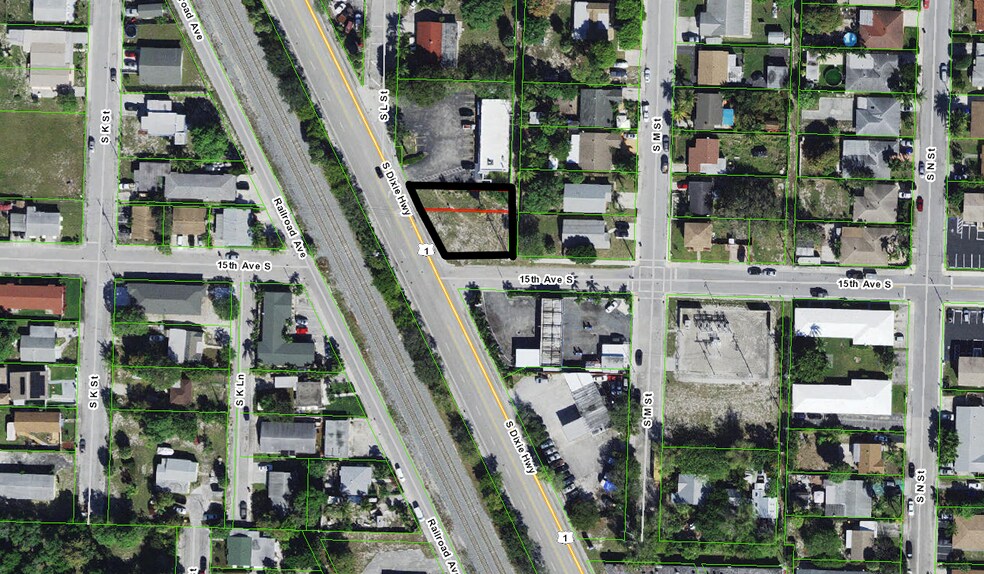 1442 S Dixie Hwy, Lake Worth, FL à vendre - Plan cadastral - Image 1 de 3