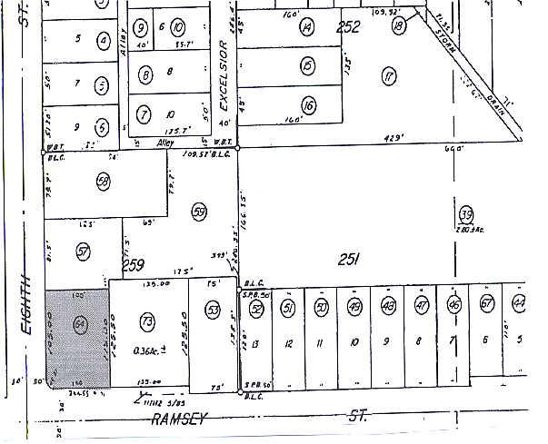 783 W Ramsey St, Banning, CA for lease - Plat Map - Image 2 of 4