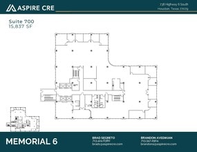 738 Highway 6 S, Houston, TX à louer Plan d’étage- Image 1 de 1