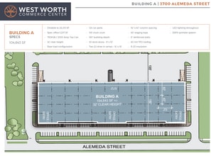 3601 Alemeda St, Fort Worth, TX à louer Plan de site- Image 1 de 1