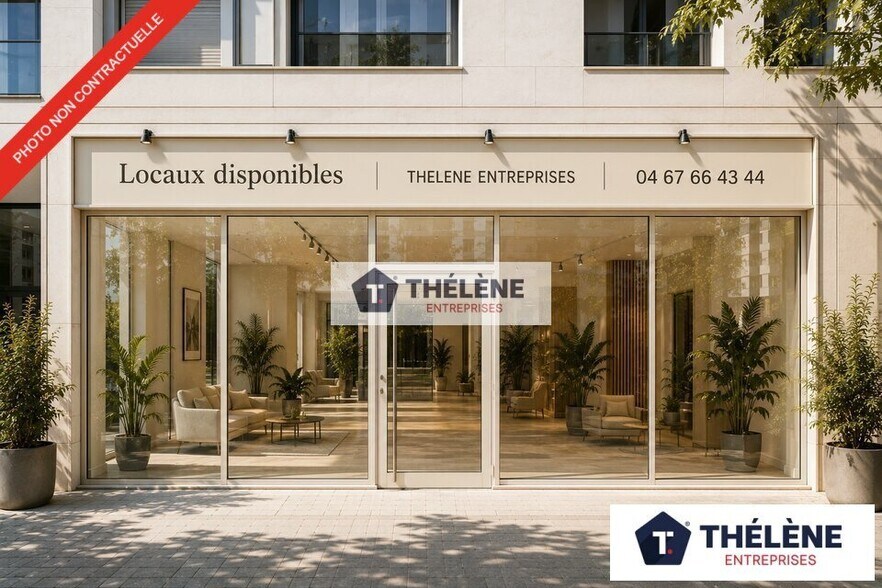 Bureau/Commerce de détail dans Montpellier à louer - Photo du bâtiment - Image 1 de 4