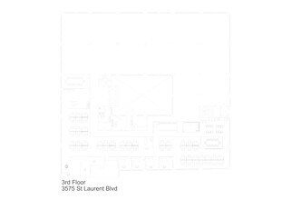 3575 Boul Saint-Laurent, Montréal, QC à louer Plan de site- Image 1 de 1