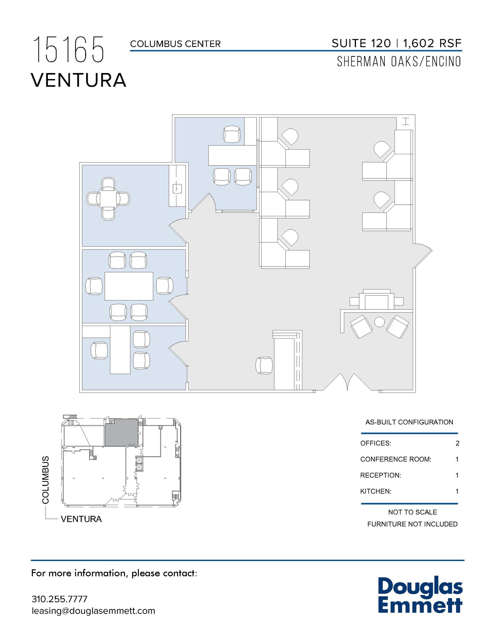 15165 Ventura Blvd, Sherman Oaks, CA à louer Plan d  tage- Image 1 de 1